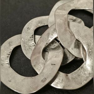 Mid Century Modern Chunky Chain Link Bracelet